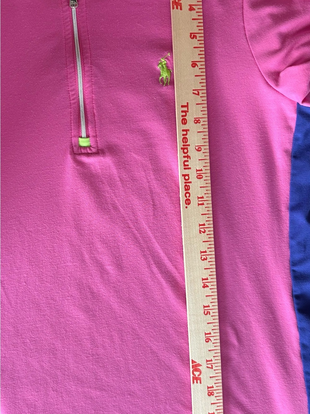 Ralph Lauren RLX Golf Power Stretch Quarter-Zip Performance Pullover Polo Pink S - Picture 13 of 15